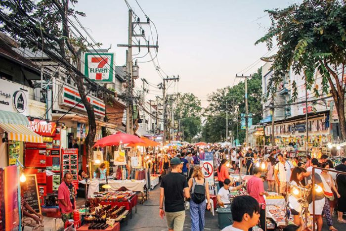 Local market in Chiang Mai