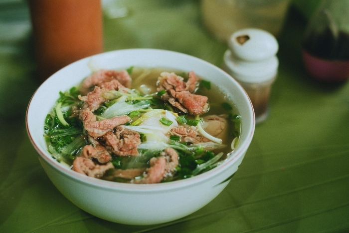 Iconic beef pho, a must-try for your 1 week in Vietnam