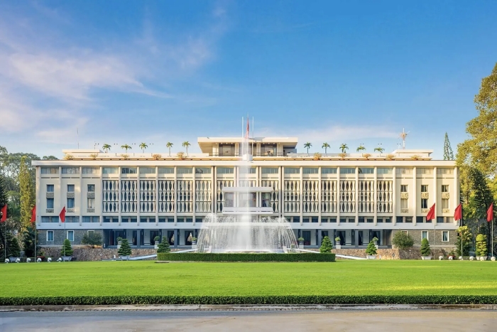 Reunification Palace is a must-see on the 15 days Vietnam Cambodia combined tour