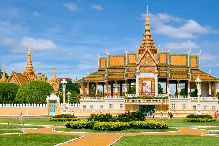The sixth day of the 15 days Vietnam Cambodia combined tour begins with a visit to the Royal Palace