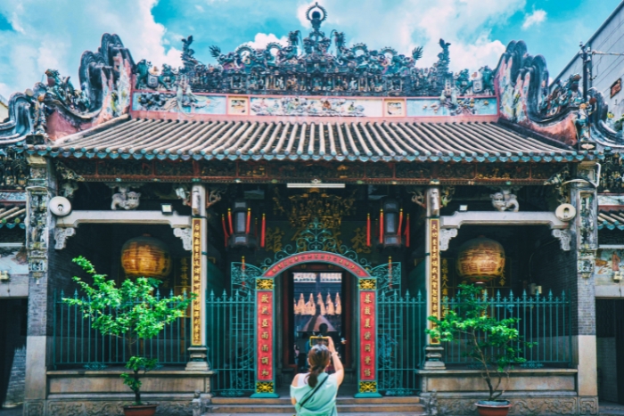 Thien Hau Temple on my Saigon Mekong trip