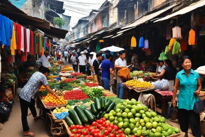 Psa Leu Market, Siem Reap, Cambodia