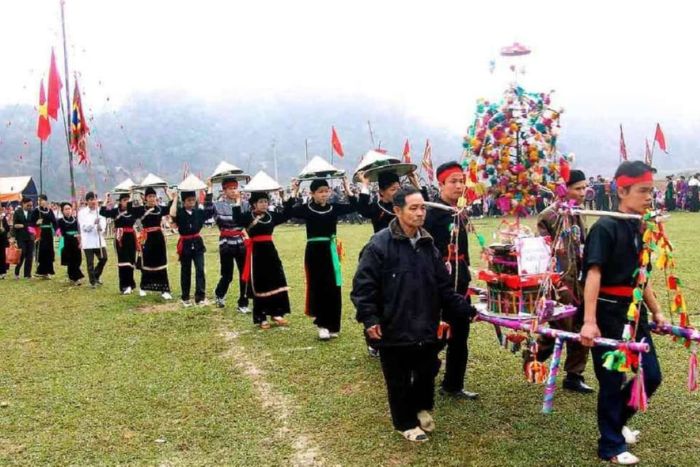 Long Tong Festival in Ba Be