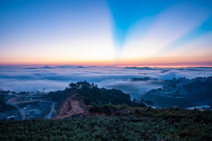 A magnificent view at the top of Langbiang - A must in the Central Highlands Vietnam 7 days