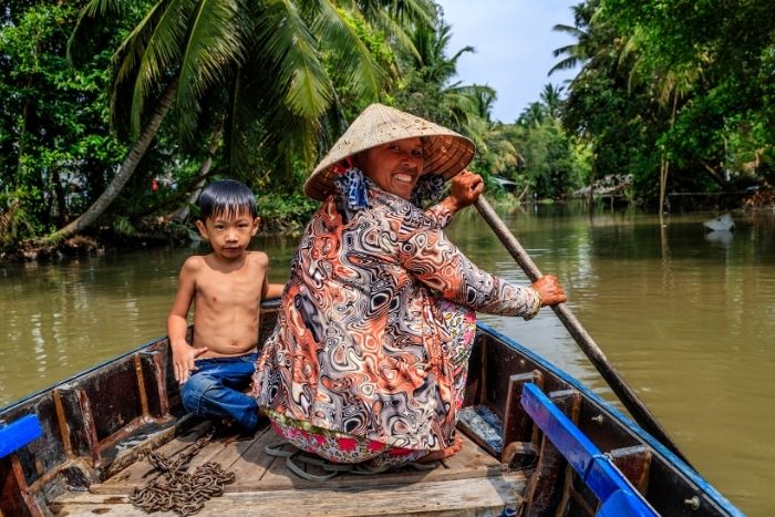 In the Mekong Delta, memories are created through the rhythm of the water and meaningful local encounters