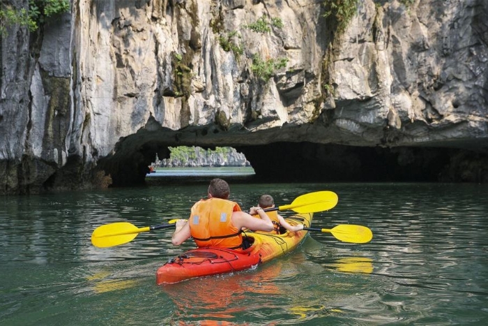 Spend 3 days on Cat Ba Princess junk cruise with adventure kayaking