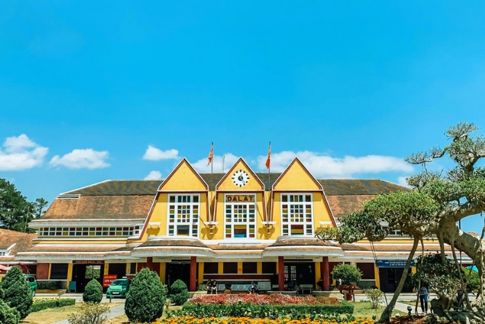 Dalat Station at dawn - A must-see experience when looking for what to do in Dalat