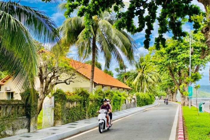 Tropical relaxation at Sai Gon Con Dao Resort with sea view