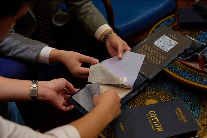 The most meticulous selection at the best tailor in Hanoi
