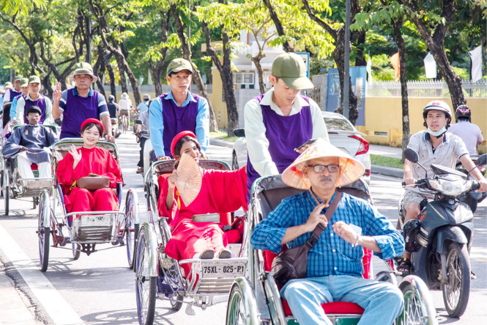 We enjoyed a cyclo ride to explore the city of Hue