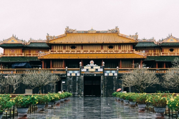 The Imperial City of Hue, silent beauty in the rain