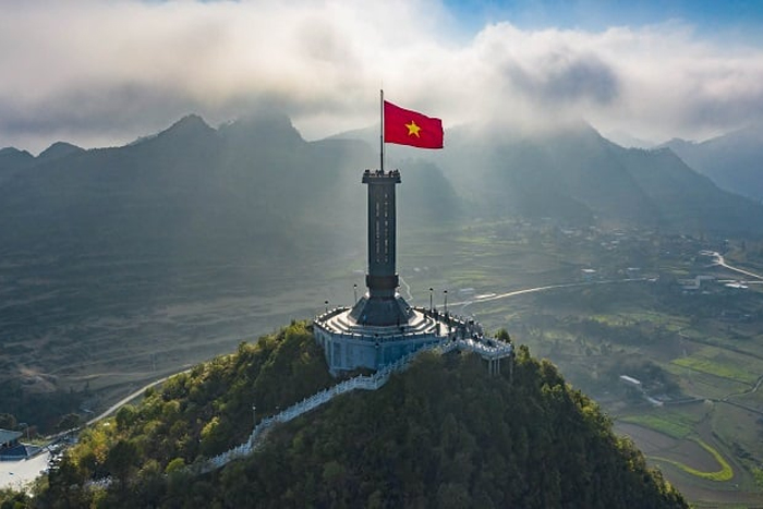 Lung Cu Tower, the northernmost point of Vietnam