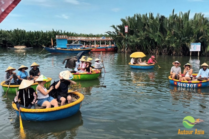 Special experience with basket boat in Hoi An ecotour