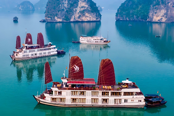 Cruising among the legends of Halong bay