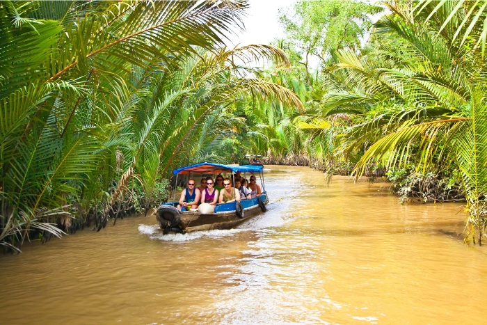 Experienced Ben Tre boat before return Saigon