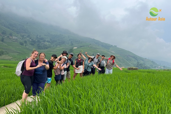 Enjoying Sapa's fresh air in Northern Vietnam 