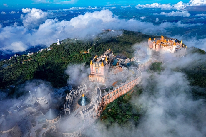 Ba Na Hills is generally cold or much cooler than Da Nang city