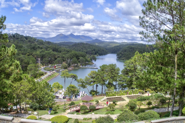 Visiting the Valley of Love is one of the best things to do in Da Lat with family