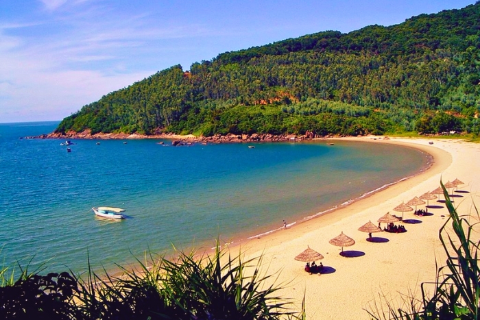 Relaxing at But Beach fits perfectly into 48 hours in Da Nang