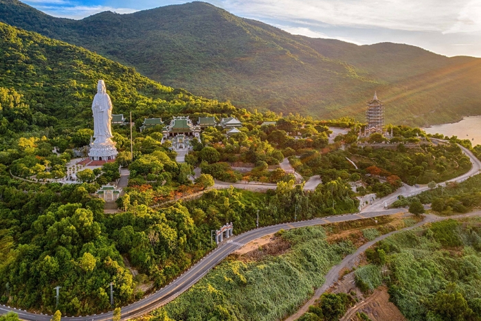 Linh Ung Pagoda in Da Nang, famous for its gigantic statue