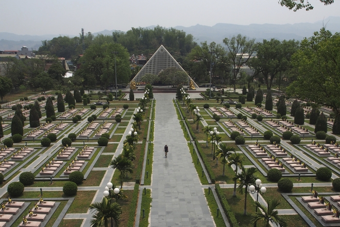 A1 Martyrs Cemetery in Dien Bien Phu, Vietnam