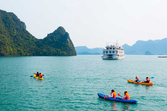 Cap La area in Bai Tu Long bay