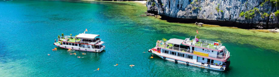 Visit Lan Ha Bay on a 2-day, 1-night cruise