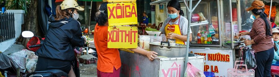 Authentic street food discovery in Saigon