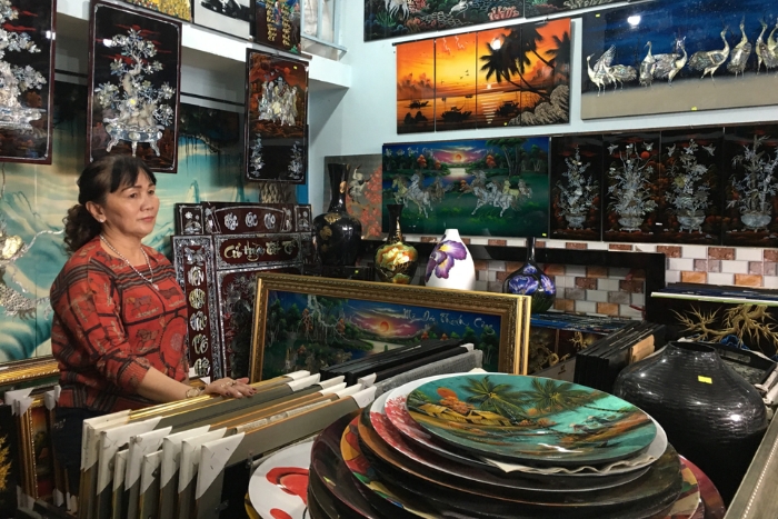 The Tuong Binh Hiep lacquer village is renowned as the cradle of Vietnam's fine art lacquer industry
