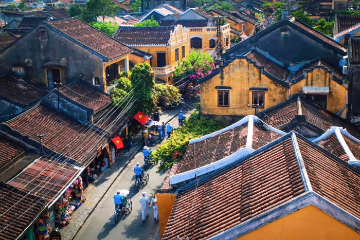 A quiet morning arriving in Hoi An