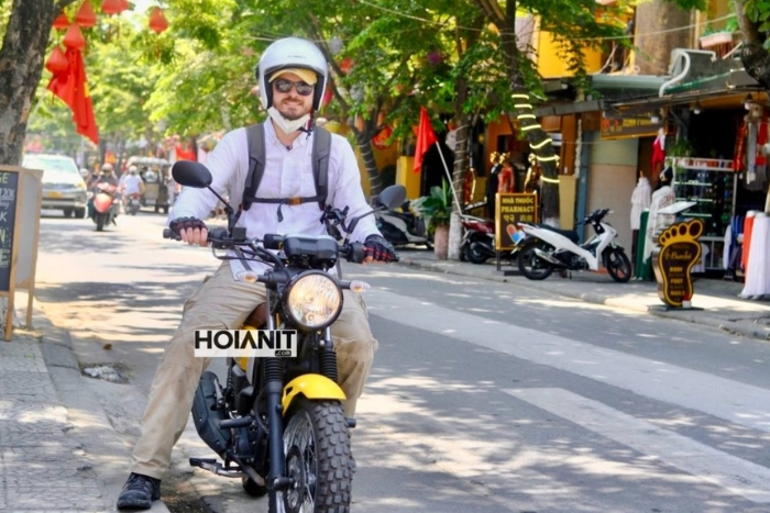 Why don't you choose motorbikes to visit the villages around Hoi An