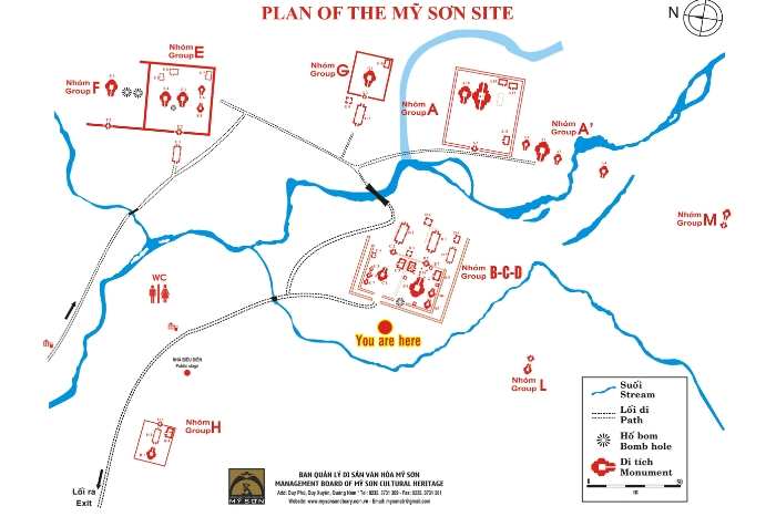 My Son Sanctuary site map for visitors