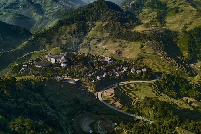Garrya Mu Cang Chai is the world's largest bamboo structure