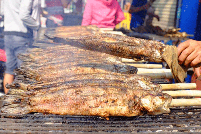 Mai Chau's grilled stream fish