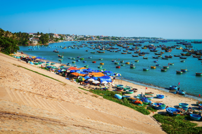 Exploring Mui Ne’s fishing village at sunrise