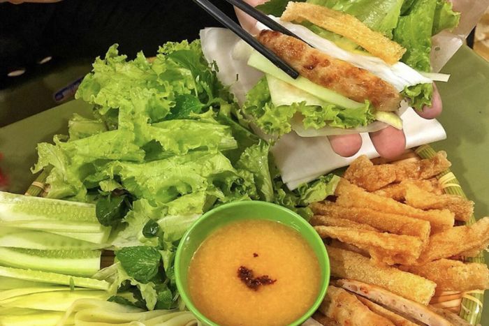 Nem nuong is a must-try dish when visiting Nha Trang