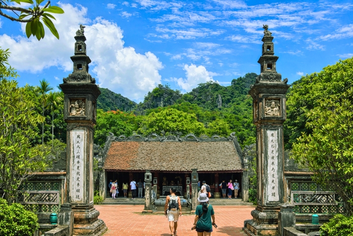 Imperial heritage at the Dinh and Le Temple during a trip to Tam Coc in March and April