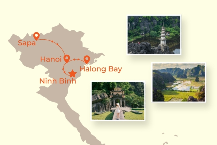 Ninh Binh, known as the “Halong Bay on Land” in northern Vietnam