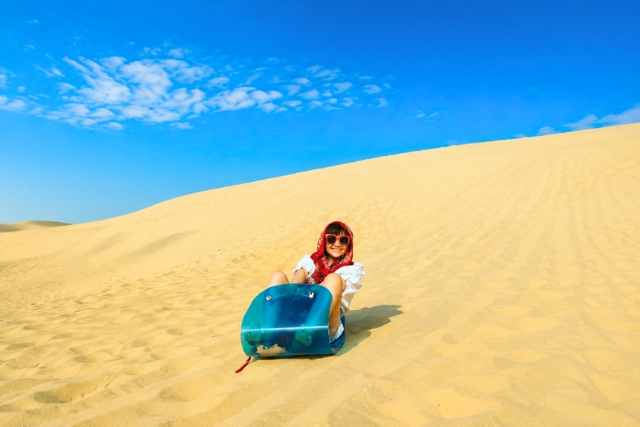 Adventure in the heart of the Quang Phu Sand Dunes during a Dong Hoi itinerary 1 day