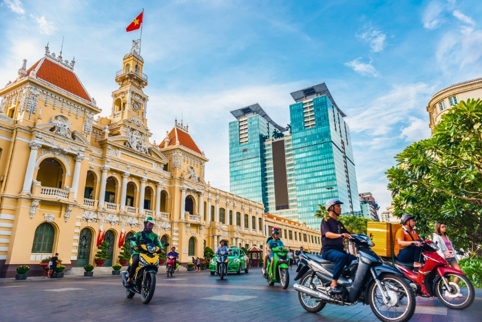 Modern charm and vibrant energy of Saigon city