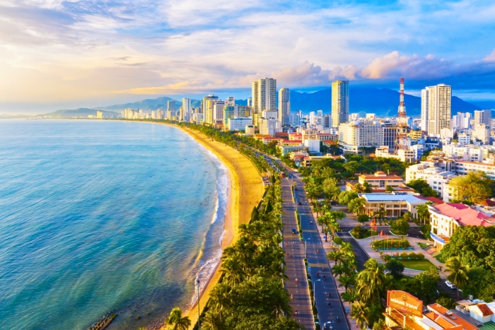 Golden coastline and vibrant cityscape of Nha Trang