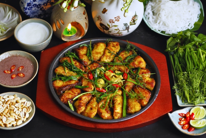 Sizzling Chả Cá Lã Vọng, a true Hanoi classic