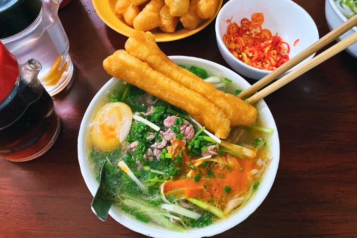 Phở Bò dinner fits perfectly in 10 day Vietnam itinerary budget