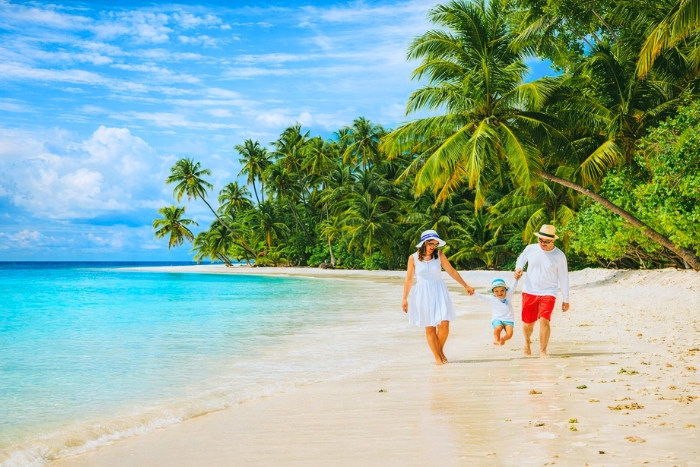 Family vacation in Phu Quoc on peaceful beaches