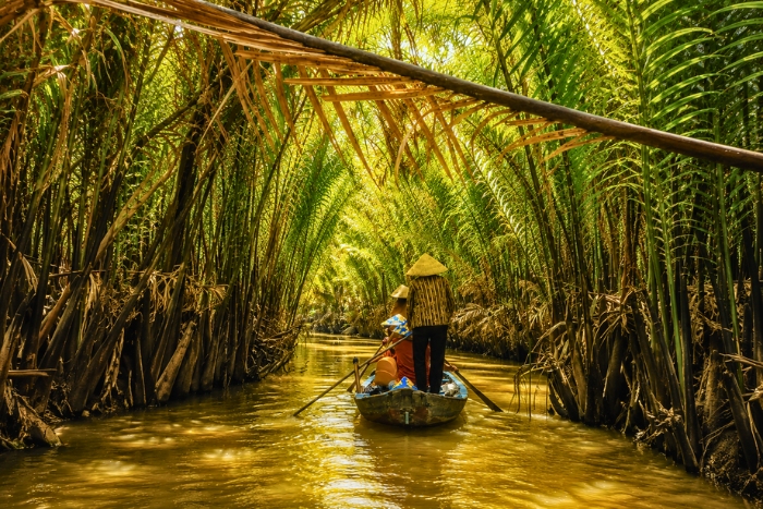 Immersion in local life in the Mekong Delta during a trip to Vietnam in summer