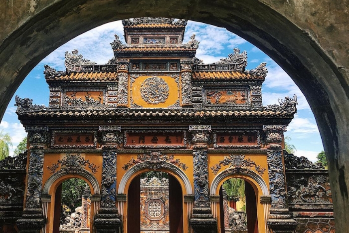 The former imperial capital of Hue, a world cultural heritage site
