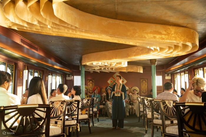 First time experiencing a dinner cruise on the Perfume River