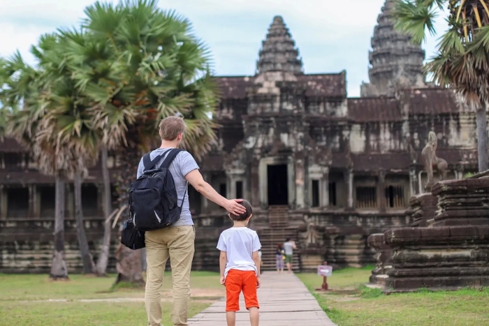 Angkor Wat in Siem Reap with Kids