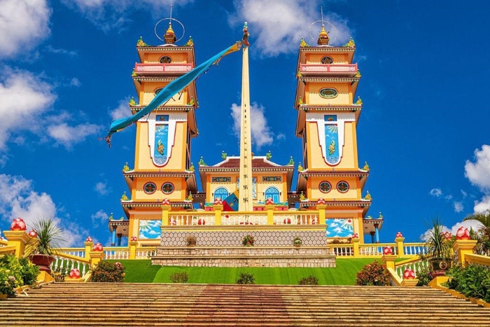 Cao Dai temple of Da Phuoc in Da Lat