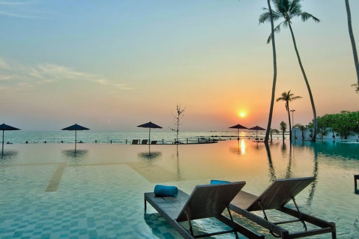 A gentle waterfront atmosphere at Hilton Ngapali Resort & Spa